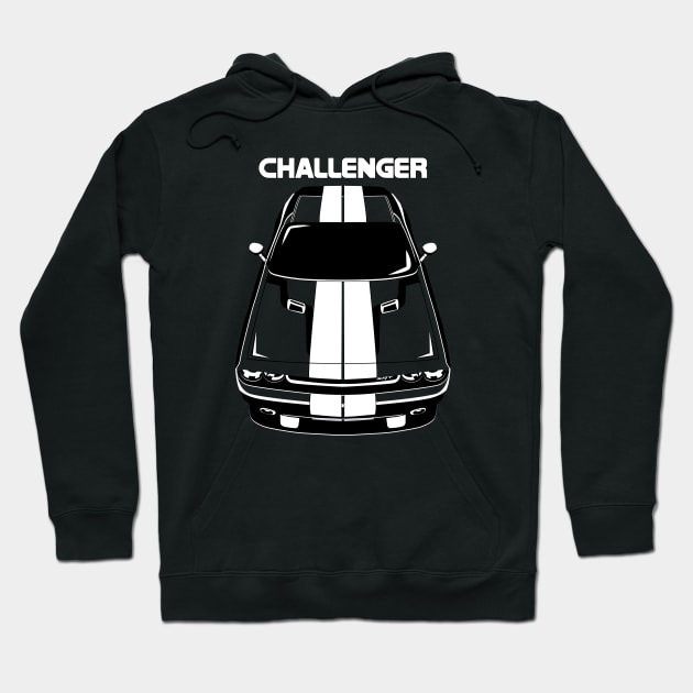 Dodge Challenger 2008-2014 - White Stripes Hoodie by V8social